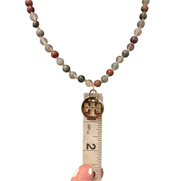 Tory Burch Logoed Choker  - Picture 2 of 4